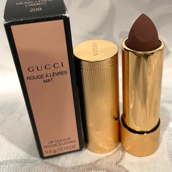Gucci Rouge à Lèvres Mat Lipstick - Mona Leslie Cameo 209 NWB - Picture 3 of 3